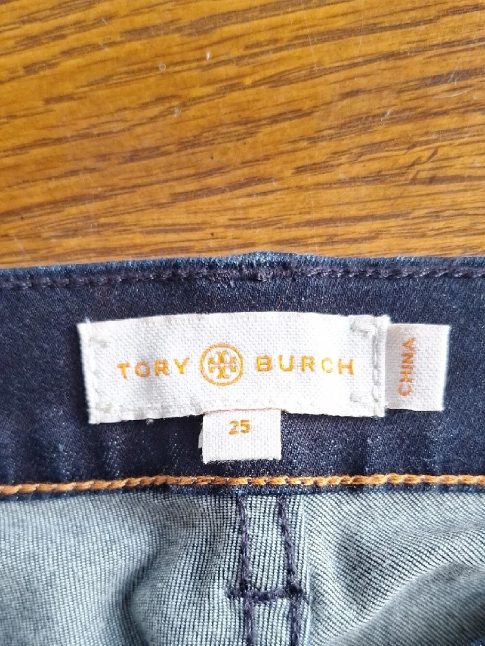 Tory Burch Dark Blue Legging Skinny Jeans. SIZE:25